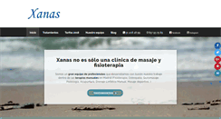 Desktop Screenshot of fisioterapiaxanas.es