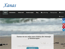 Tablet Screenshot of fisioterapiaxanas.es